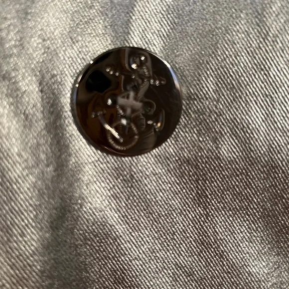 Ralph Lauren Silver Trench Coat - Picture 2 of 6